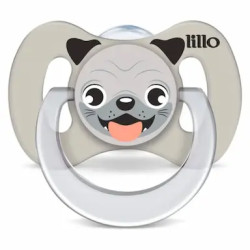 CHUPETA LILLO FUNNY ANIMAIS SILICONE ANATÔMICO CACHORRO F1