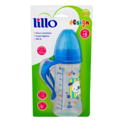 MAMADEIRA LILLO DESIGN ORT COM ALCA 300ML AZUL