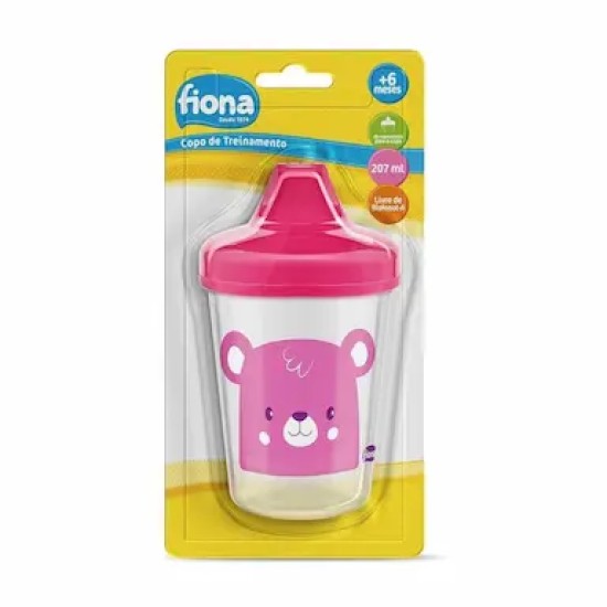 COPO FIONA DESENHOS ROSA 207ML
