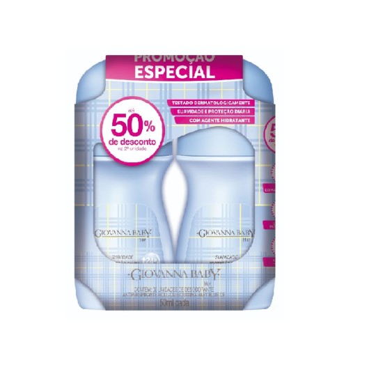 KIT DESODORANTE ROL GIOVANNA BABY BLUE 50ML