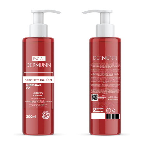 SABONETE LIQUIDO ANTISSINAIS DIA 300ML DERMUNN