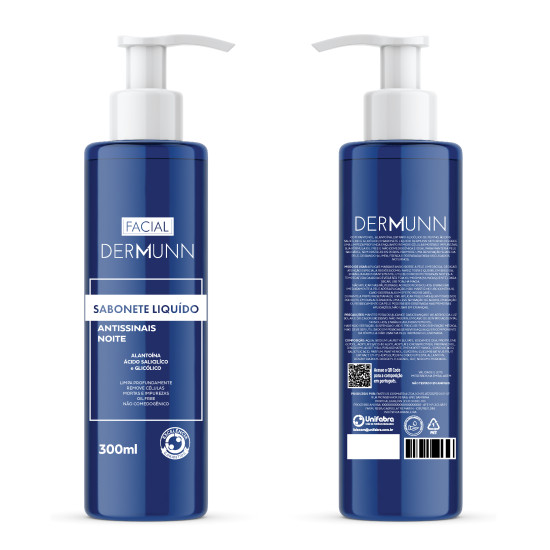 SABONETE LIQUIDO ANTISSINAIS NOITE 300ML DERMUNN