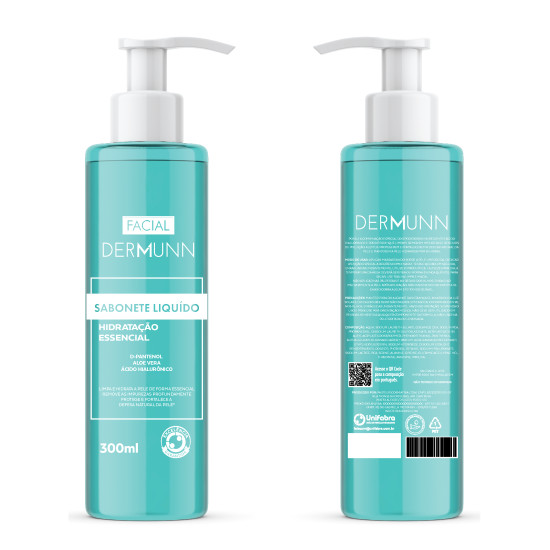 SABONETE LIQUIDO HIDRATANTE ESSENCIAL 300ML DERMUNN