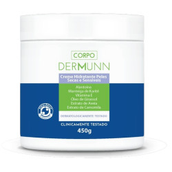 CREME HIDRATANTE PELE SECAS E SENSIVEIS COM 450G DERMUNN