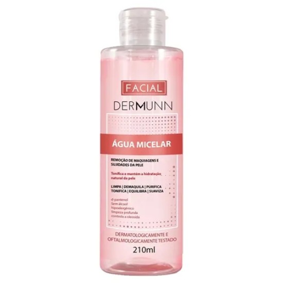 AGUA MICELAR FACIAL C/210ML DERMUNN