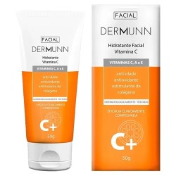 HIDRATANTE FACIAL COM VITAMINA C 50G DERMUNN