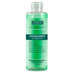 LOCAO ADSTRINGENTE PELE OLEOSA OU ACNEICA 210ML DERMUNN
