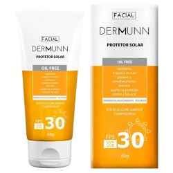 PROTETOR SOLAR FACIAL OIL FREE FPS 30 60G DERMUNN
