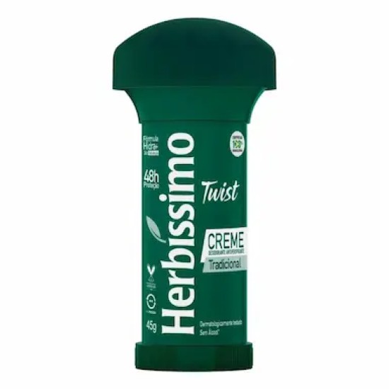 DESODORANTE CREME HERBISSIMO TWIST TRADICIONAL 45G
