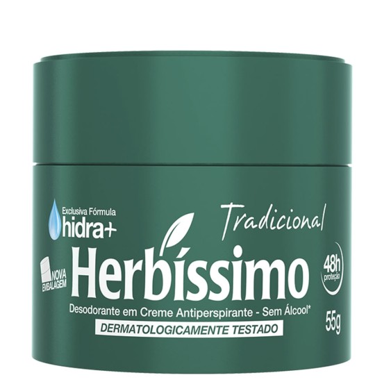 DESODORANTE CREME HERBISSIMO TRADICIONAL 55G