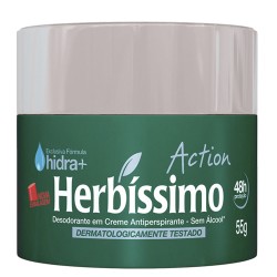 DESODORANTE CREME HERBISSIMO MEN ACTION 55G