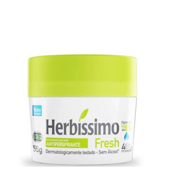 DESODORANTE CREME HERBISSIMO FRESH 55G