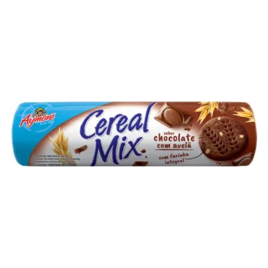 BISCOITO AYMORE CEREAL MIX CHOCO AVELA 135G