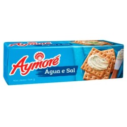 BISCOITO AYMORE AGUA E SAL 164G
