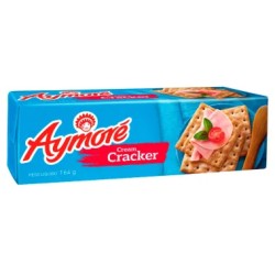 BISCOITO AYMORE CREAM CRACKER 164G