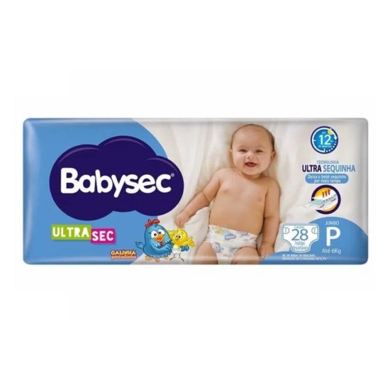 FRALDA G P BABYSEC ULTRA TAM P C/28 UNID