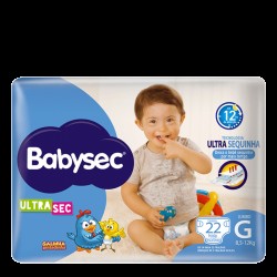 FRALDA G P BABYSEC ULTRA TAM G C/22 UNID