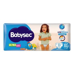 FRALDA G P BABYSEC ULTRA SEC MEGA XG C/30 UNID