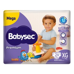 FRALDA BABYSEC GAL PINT PREMIUM XG 24 UNDS
