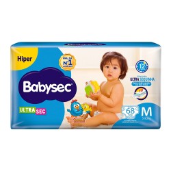 FRALDA G P BABYSEC HIPER M C/72 UNID