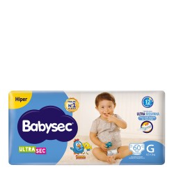 FRALDA G P BABYSEC HIPER G C/64 UNID