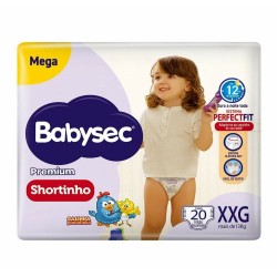 FRALDA BABYSEC SHORT XXG 20 UNDS