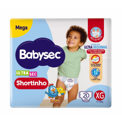 FRALDA BABYSEC ULTRA SEC SHORTINHO MEGA XG 20 UNDS