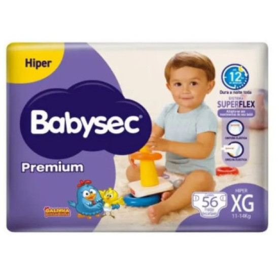 FRALDA GALINHA PINTADINHA PREMIUM XG COM 56UN