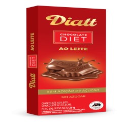 CHOCOLATE DIET DIATT AO LEITE 25G
