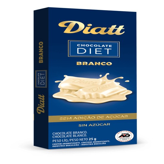 CHOCOLATE DIET DIATT BRANCO 25G
