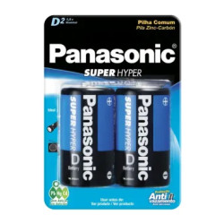 PILHA PANASONIC COMUM D 1,5V COM 2UNID
