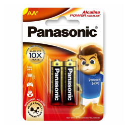 PILHA PANASONIC POWER ALCALINA AA COM 2 UND