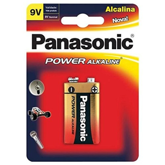 BATERIA PANASONIC POWER ALKALINE 9V