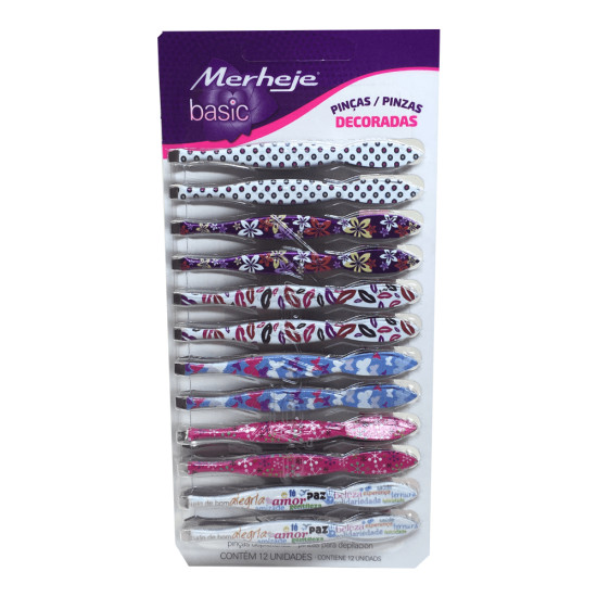 PINCA DEPILATORIA MERHEJE DECORADA