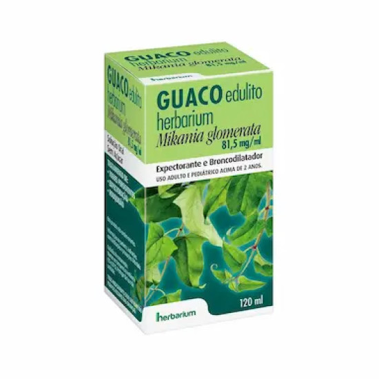 GUACO EDULITO S/ACUCAR COM 120 ML