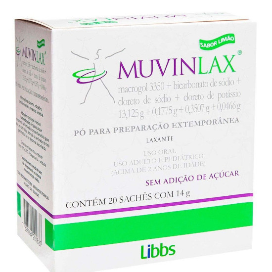 MUVINLAX COM 20 SACHES COM 14 GR