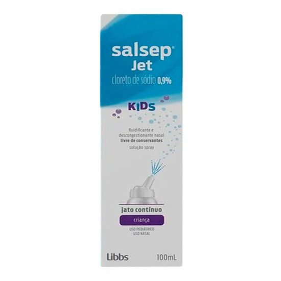 SALSEP JET KIDS 0,9% COM 100 ML