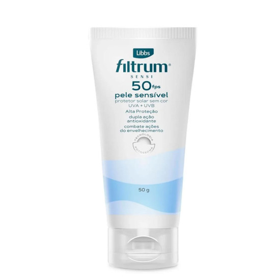 PROTETOR SOLAR FILTRUM SENSI FPS50 COM 50G
