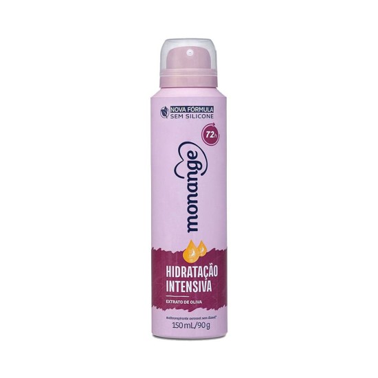 DESODORANTE AEROSOL SOL MONANGE HIDRATACAO INTENSIVA 150ML