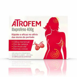 ATROFEM 400MG COM 10 CAPSULAS
