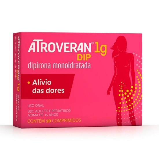 ATROVERAN DIP 1G C/20 COMPRIMIDOS