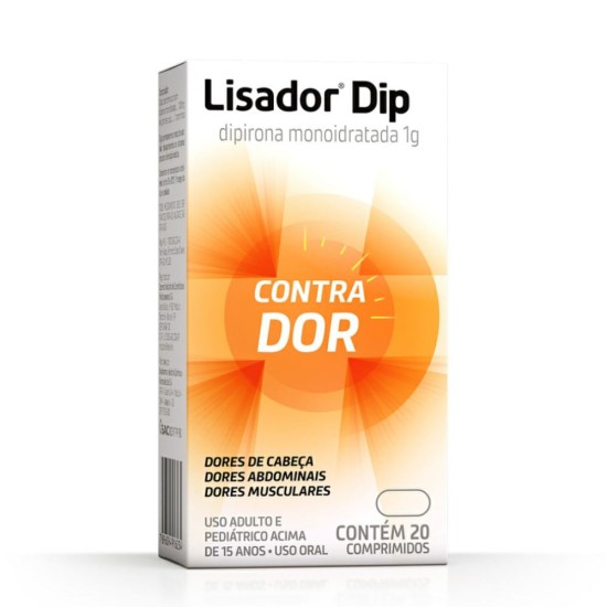 LISADOR DIP 1G C/20 COMPRIMIDOS