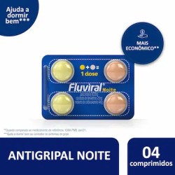 FLUVIRAL NOITE C/4 COMPRIMIDOS
