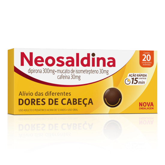 NEOSALDINA COM 20 COMPRIMIDOS