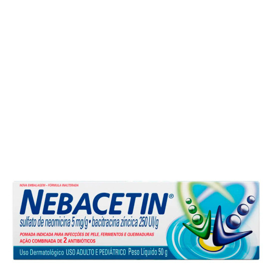 NEBACETIN POMADA COM 50GR