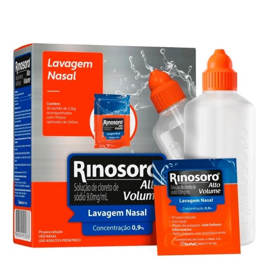 RINOSORO ALTO VOL C/30 SACHES+FR APLIC 250ML