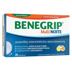 BENEGRIP MULTI NOITE COM 12COMPRIMIDOS