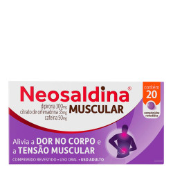 NEOSALDINA MUSCULAR COM 20 CAPSULAS