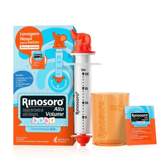 RINOSORO ALTO VOL COM 15 SACHES+FR 60ML+1 SERINGA