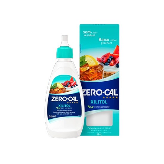 ADOCANTE ZERO CAL XILITOL COM SUCRALOSE 65 ML